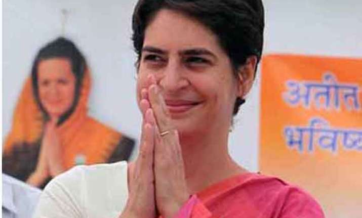 in pics priyanka gandhi battles for rahul in amethi