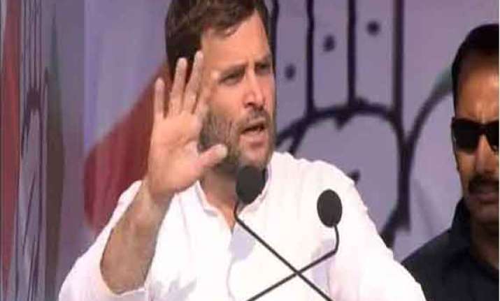 in pics rahul gandhi s rally in andhra pradesh