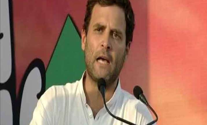 in pics rahul gandhi s rally in uttar pradesh