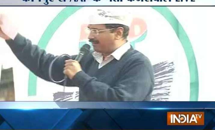 in pics arvind kejriwal s kanpur rally