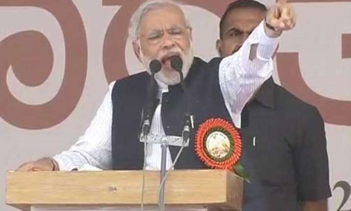 in pics narendra modi s davangere karnataka rally