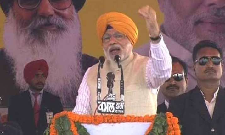 in pics narendra modi s jagraon punjab rally