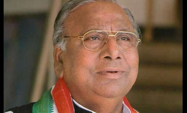 hanumantha rao counters irani charge says min sat on his