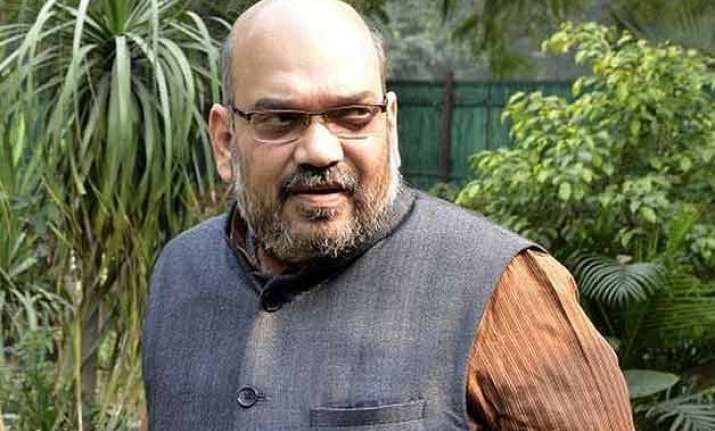 amit shah discusses parliament strategy with bjp ministers