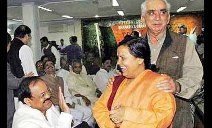 after jaswant uma set for return to bjp