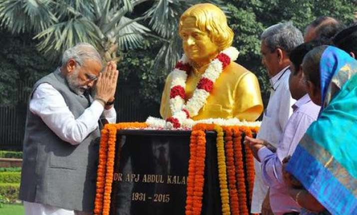 pm modi salutes former president kalam on his 84th birth