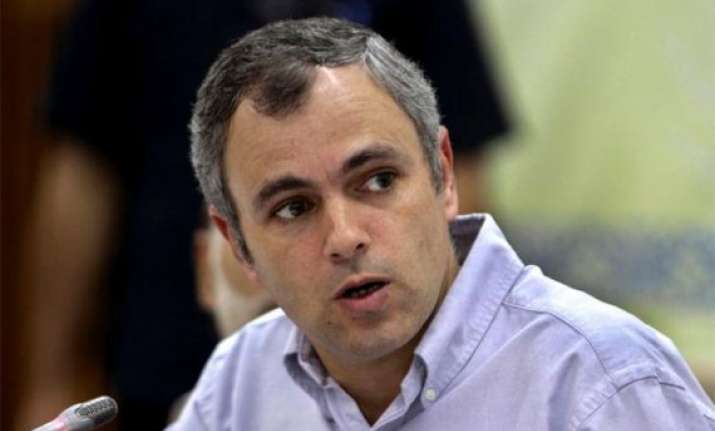 omar slams government for suspending talks with pakistan