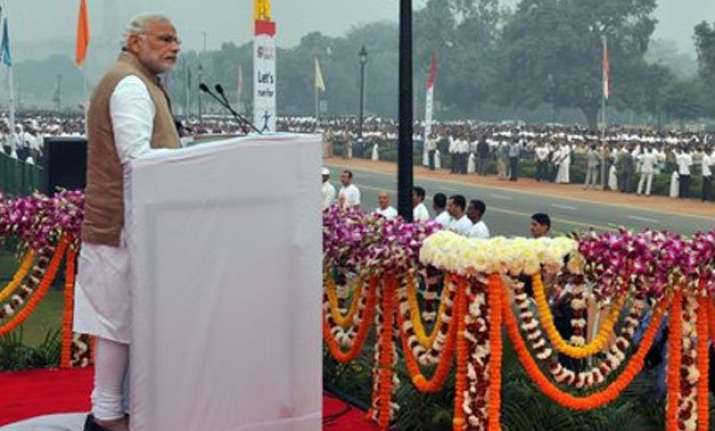 peace unity harmony first condition for development pm modi
