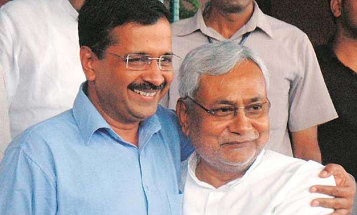 bihar polls nitish kumar arvind kejriwal to share dais