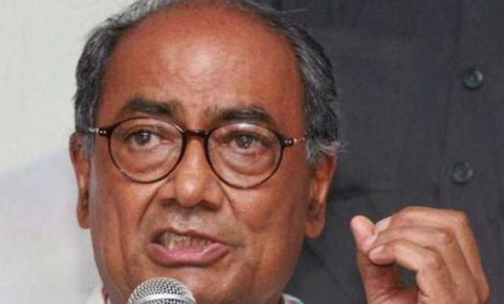 digvijaya singh writes to narendra modi seeks action