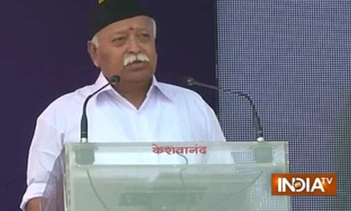 atmosphere of hope and enthusiasm in india rss chief