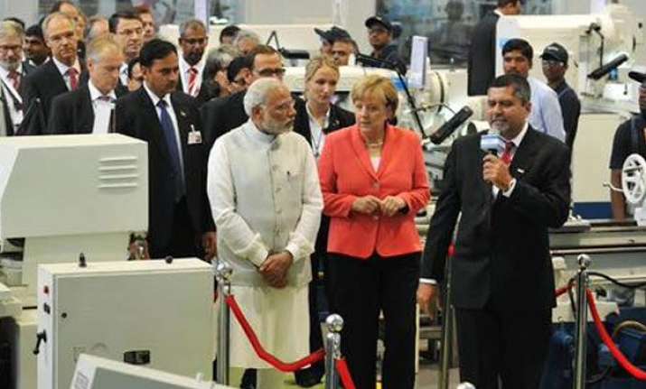 pm modi angela merkel visit bosch facility in bengaluru