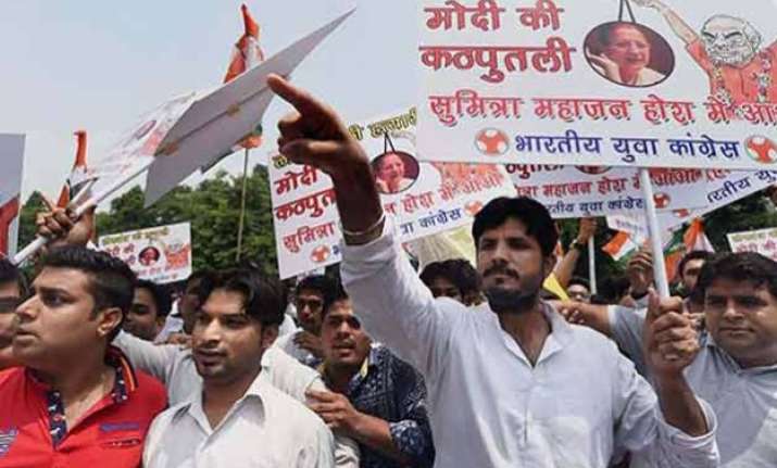 privilege motion against youth congress for protesting