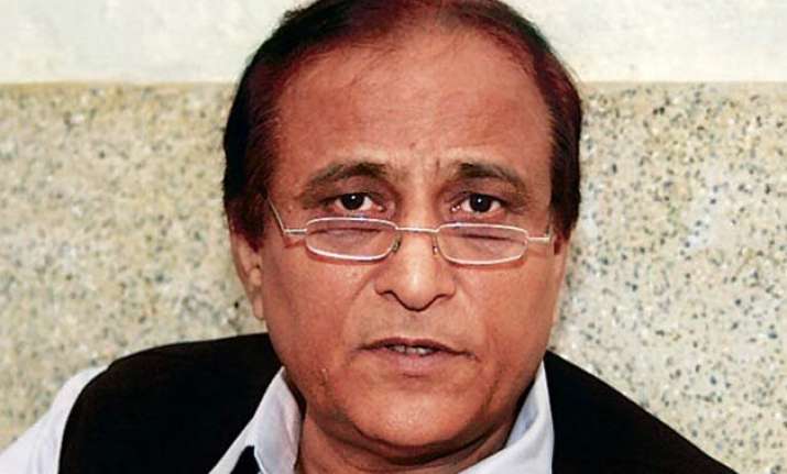 delhi bjp leader files police complaint against azam khan