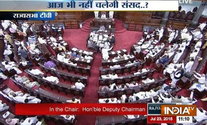 opposition protests on lalit modi washes out lok sabha