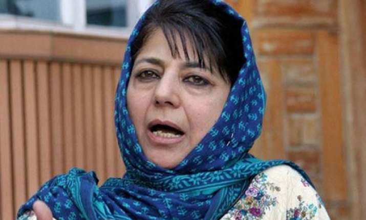 mehbooba says not afraid of criticism for going ahead with