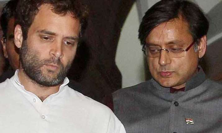 shashi tharoor says would have been good if rahul attended