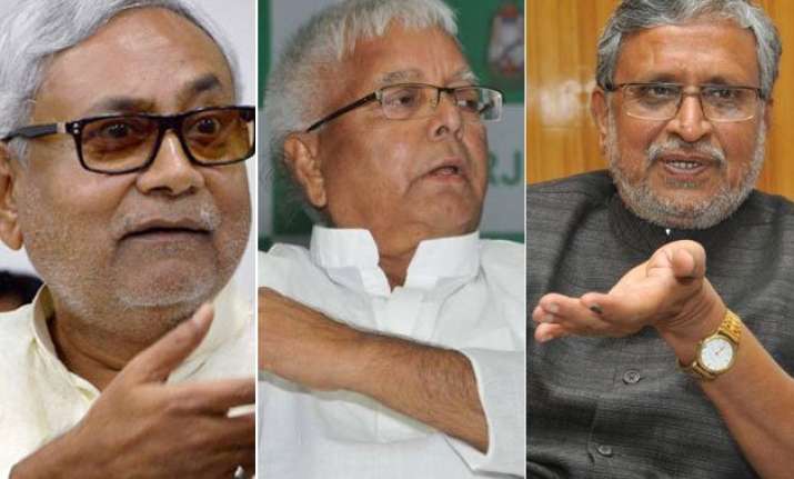 nitish lalu sushil campaigning but not contesting bihar