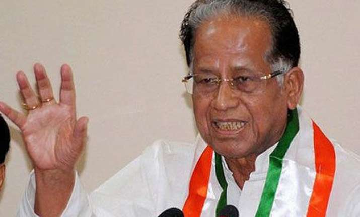 tarun gogoi slams pm modi for excluding assam from land