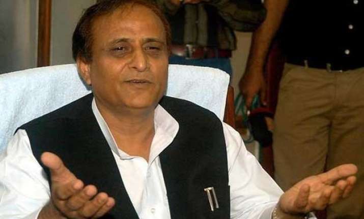 azam khan asks why rss compromised on article 370