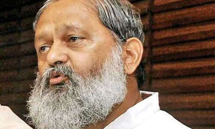 haryana s health minister anil vij upset over agitation by