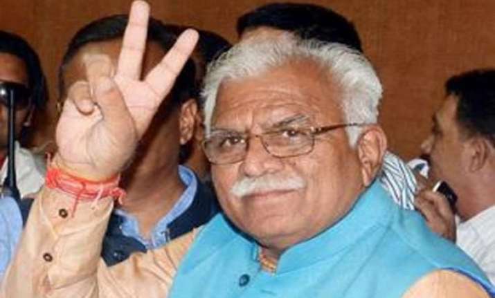manohar lal khattar expands cabinet three new ministers