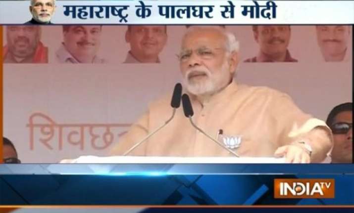 maharashtra polls congress ncp neck deep in corruption says