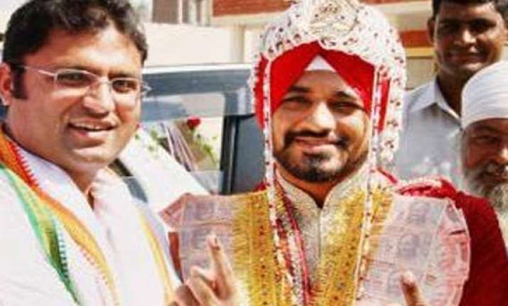haryana polls groom chooses polling booth before wedding