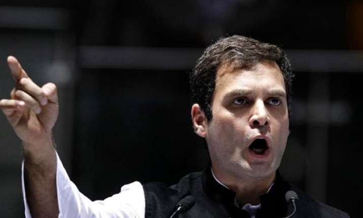 don t need lessons from rss bjp on patriotism rahul gandhi