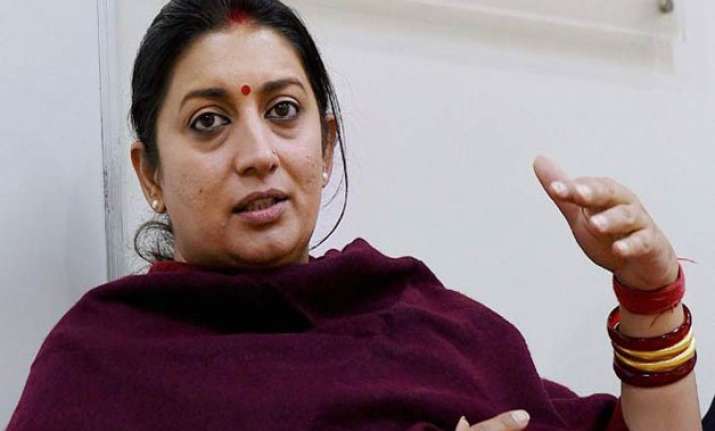 social security schemes are historic step smriti irani
