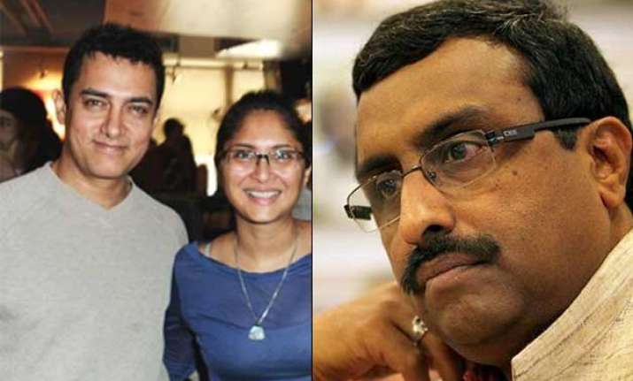 preach your wife about country s prestige ram madhav s dig