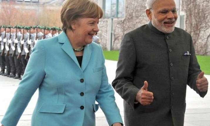 pm modi angela merkel meet to give fillip to bilateral ties