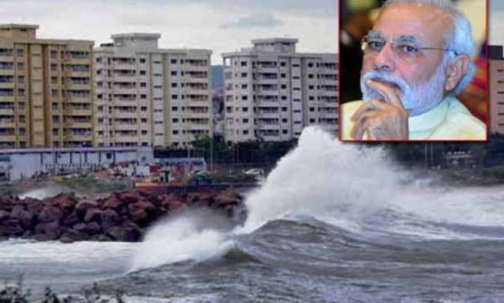 pm narendra modi to assess post hudhud situation in vizag
