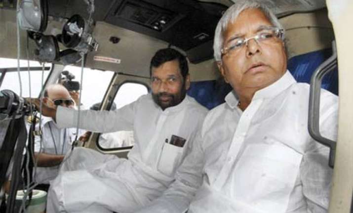 rjd ljp to form government lalu paswan