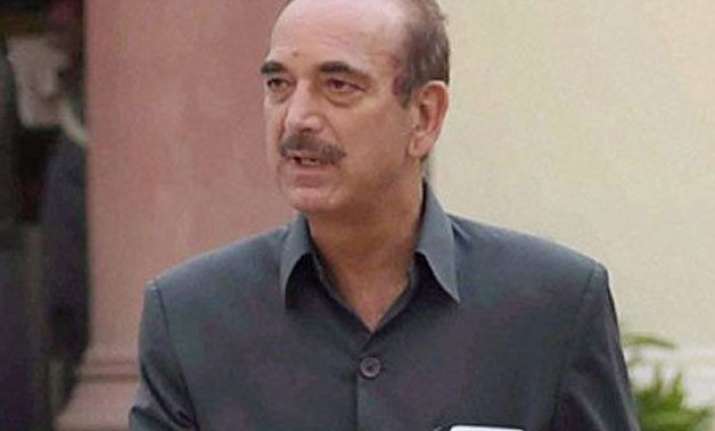 union ministers spreading communalism ghulam nabi azad