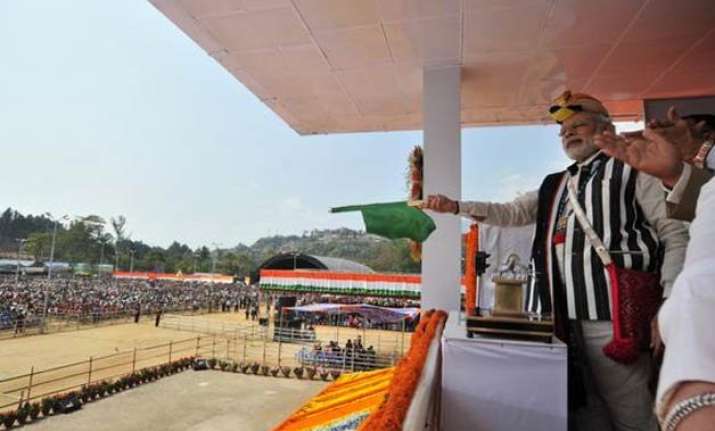 pm modi flags off first direct train between arunachal