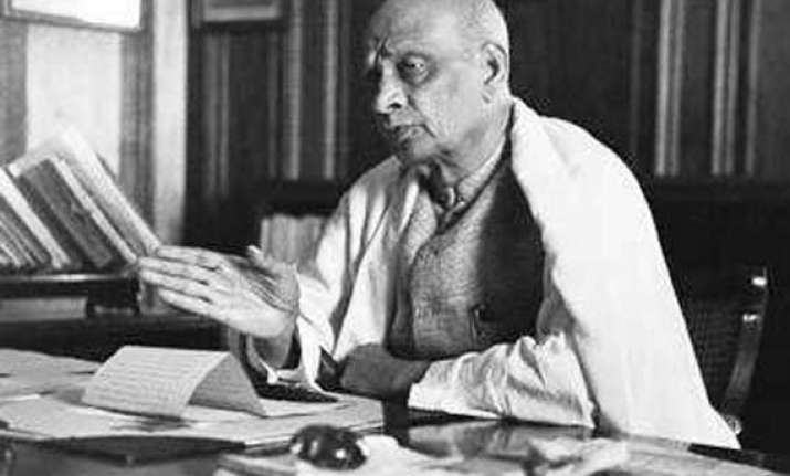 sardar patel is architect of modern india modi