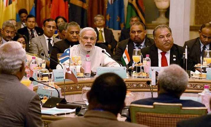 pm modi bats for space station in a pacific islands country