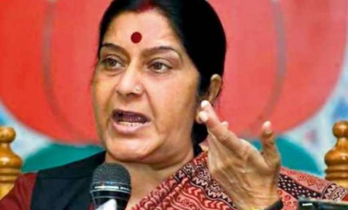 sushma asks haryana electors to vote without fear