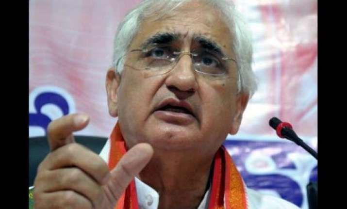 salman khurshid takes on narendra modi government over