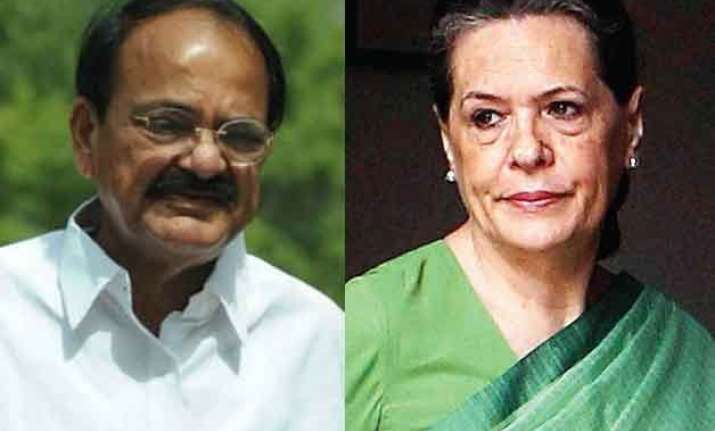 ahead of budget session govt reaches out to sonia gandhi