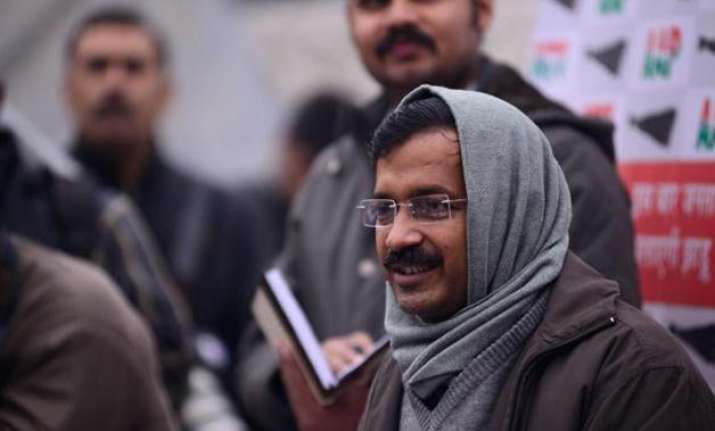 mufflerman arvind kejriwal in government ad irks bjp