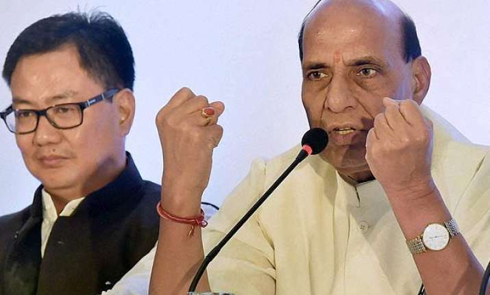 do not let intolerance arise between communities rajnath to