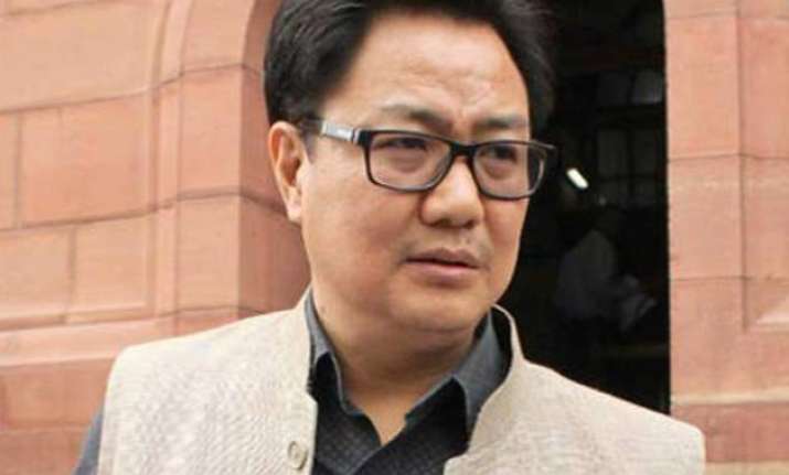 kiren rijiju bypassed over declaring nagaland disturbed area