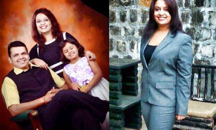 in pics amruta and devendra fadnavis