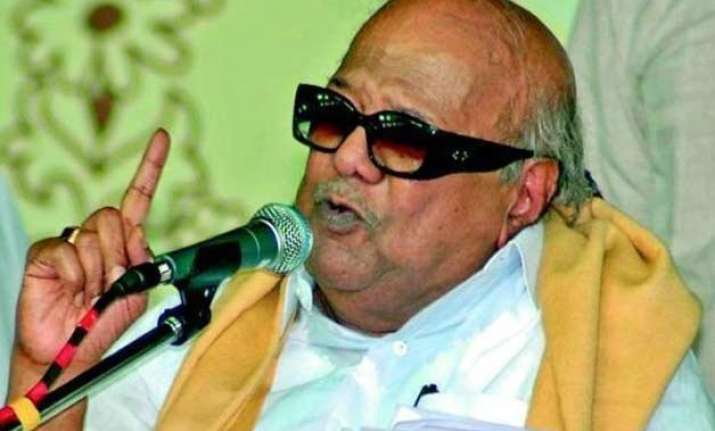 karunanidhi condemns sri lankan pm s remarks on indian