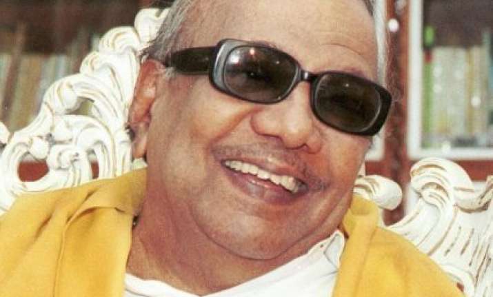 dmk chief hits out at tn governor rosaiah