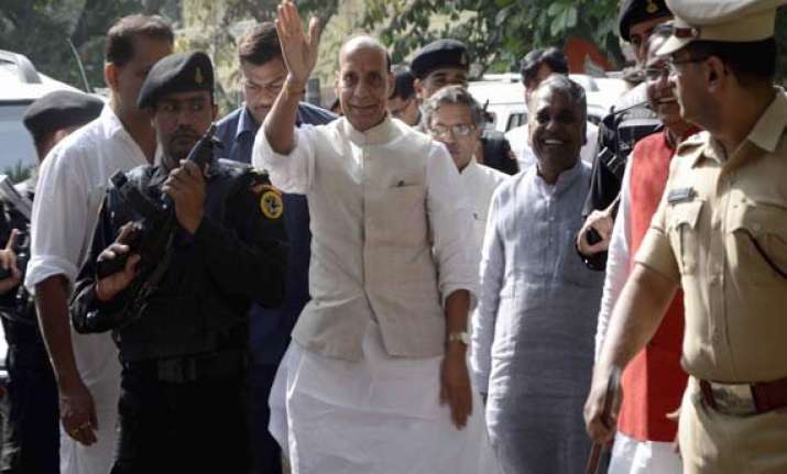 rajnath singh to attend run for unity event in hyderabad