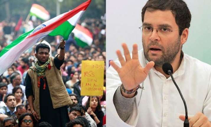 don t bring religion and region into jnu row bjp to