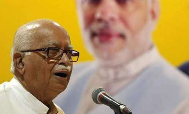 no question mark on freedom of expression in country advani